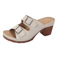 thumbnail image 2 of IUJSOY Block Heel Sandals for Women Open Toe Mules Slip on Casual Orthopedic Sandals Slides, 2 of 9