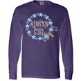 thumbnail image 3 of Inktastic Alaska Girl Forget-me-not Flower Long Sleeve T-Shirt, 3 of 5