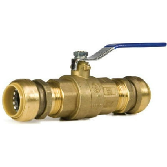 Mueller Industries 107-063HC .5 in. Low Lead Push On Ball Valve