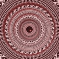 thumbnail image 1 of Ahgly Company Machine Washable Indoor Square Transitional Pink Daisy Pink Area Rugs, 5' Square, 1 of 7