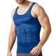 thumbnail image 2 of Camiseta de compresión para hombre, chaleco adelgazante: cuello redondo, nailon, corte ajustado, tallas S-XXXL, ideal para entrenar y para llevar con otras prendas informales., 2 of 4