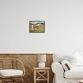 thumbnail image 2 of Rural Horse Countryside Landscape Animals & Insects Painting Black Framed Art Print Wall Art, 2 of 7