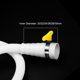 thumbnail image 2 of Universal Aire Acondicionado Drenaje Manguera Múltiple Tamaño Conector 20-30mm ID con Abrazadera para AC Unidades Lavadora Máquina Grifo, Blanco Paquete de 2, 2 of 5