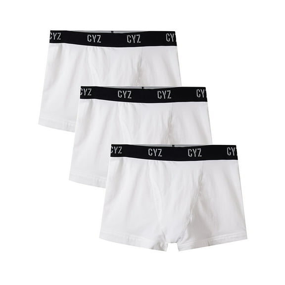 CYZ Men's 3-PK Cotton Stretch Trunks