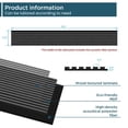 thumbnail image 4 of Plank & Hue 4Pcs 106"x12.6" Soundproof Wood Slat Panels Acoustic Wall and Ceiling Panels, Dark Gray, 4 of 8