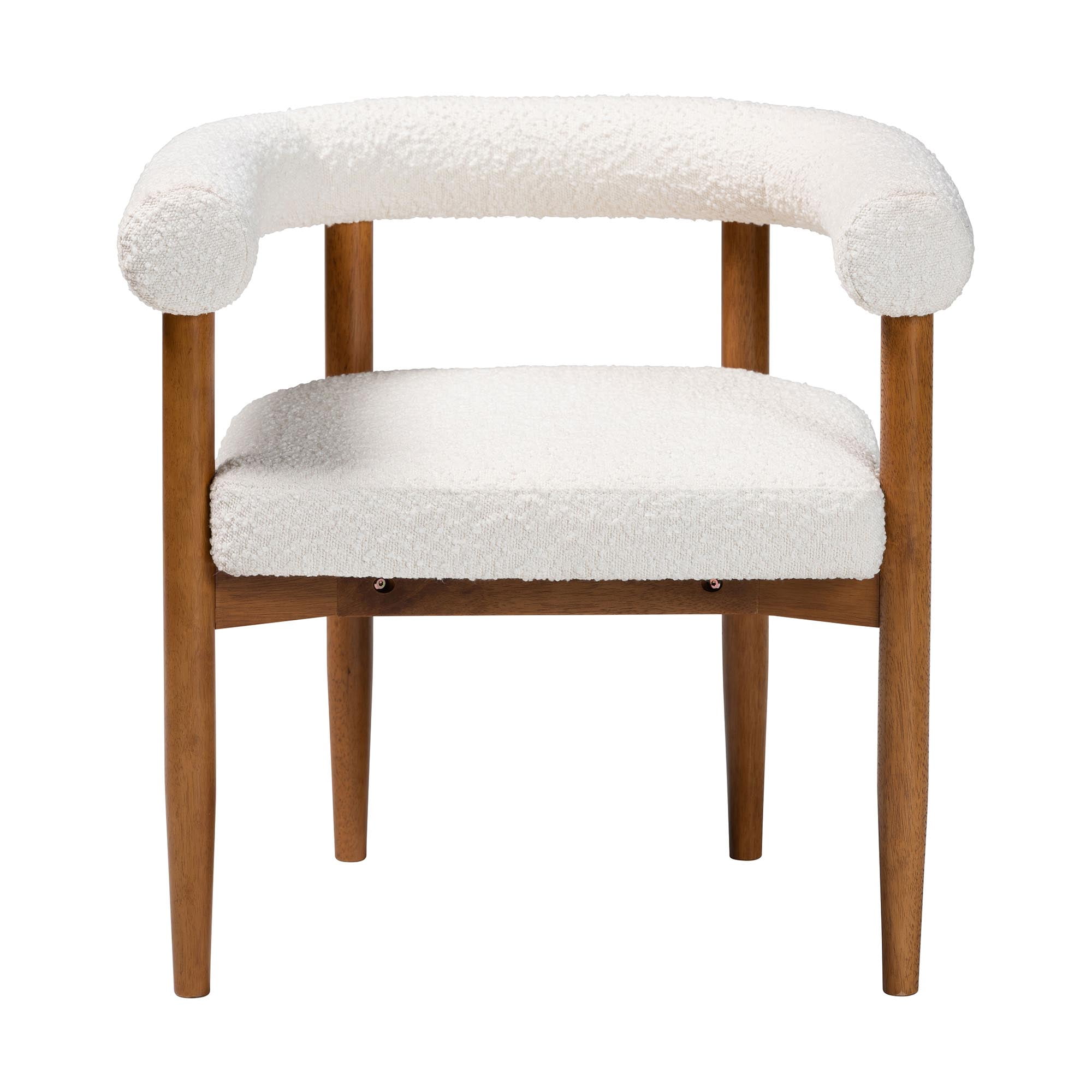 Baxton Studio Caia Modern Dining Chair, 19"H, Cream