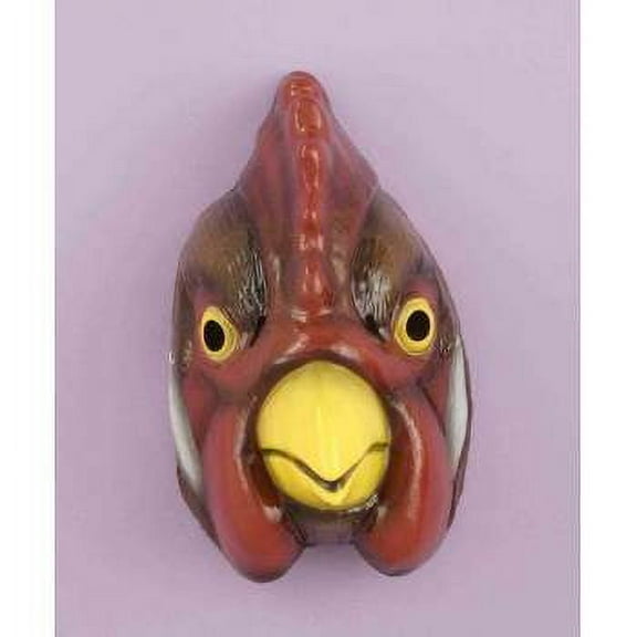 PLASTIC ANIMAL MASK-ROOSTER
