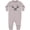 AC-Heather Grey, variant on Rack 'em Up in Camo Baby Fleece Romper