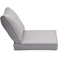 thumbnail image 2 of Ovios Back and Seat Cushion Set for Outdoor Furniture, 2-Piece Replacement Cushions for Deep Seating Patio Chair, Outside Pads for Porch, Deck and Garden Seats, 2 of 6