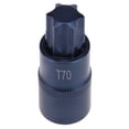 thumbnail image 3 of 1 Punta Destornillador Torx Adaptador Casquillo 1/2" Herramienta Manual Casquillo Destornillador T70 (1/2*55*T70), 3 of 6