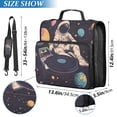 thumbnail image 2 of FORMRS Zipper Binder with Shoulder Strap 2-inch Ring 500 Sheet Capacity File Bag, Pink Record, 2 of 5