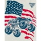 thumbnail image 2 of Camiseta Monster Jam Grave Digger July 4th Family gris claro, 2 of 4
