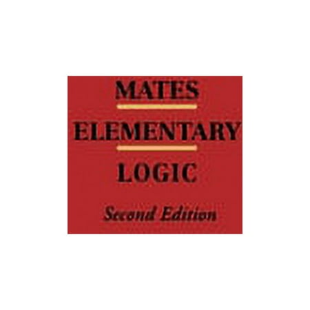 Elementary Logic [Hardcover - Used]