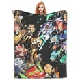 thumbnail image 2 of Splatoon Fleece Throw Blankets, Super Soft Flannel Cozy Blankets for Adults, Washable Lightweight Blanket for Couch Sofa Bed Office, Warm Plush Blankets for All Season, 2 of 8