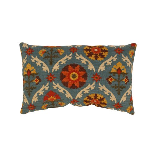 Pillow Perfect Mayan Médaillon Rectangulaire Jeter Oreiller, Adobe