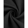 thumbnail image 5 of INSPIRE CHIC Women's Sleeveless Sheath Dress Asymmetrical Ruched Neck Wear to Work Pencil Dresses L Black, 5 of 6