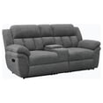 thumbnail image 3 of Bahrain Upholstered Motion Loveseat Charcoal, 3 of 17