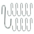 thumbnail image 1 of Ganchos en S Uxcell de 2.5", Paquete de 10 Ganchos de Alambre en Forma de S para Cocina, Dormitorio, Oficina, 1 of 7