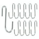 thumbnail image 1 of Ganchos en S Uxcell de 2.5", Paquete de 10 Ganchos de Alambre en Forma de S para Cocina, Dormitorio, Oficina, 1 of 7