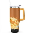 thumbnail image 2 of Gothic Autumn Tumbler 40oz - Darkness Horror Halloween Design - Double Wall Vacuum Insulated Mug - Spill Resistant, 2 of 7