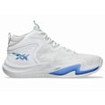 thumbnail image 3 of ASICS NOVA SURGE 3 1061A048 100 White Bright Cyan Basketball Shoes, 3 of 6