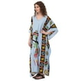 thumbnail image 3 of Gypsie Blu Women Long Kaftans Summer Loose Caftan Dress Evening Casual Ladies Dresses Online, 3 of 4