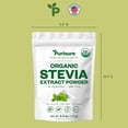thumbnail image 7 of Purisure Organic Stevia Extract Powder Zero Calorie Sugar Substitute Sweetener, No Erythritol, 125g 846 Uses, 7 of 7
