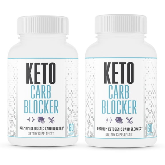 Max Strength Keto Carb Blocker 1200mg – Block the Absorption of Carbs – Minimize Cheat Meals & Maintain Ketosis – for Men & Women - Made in USA – 2 Pack
