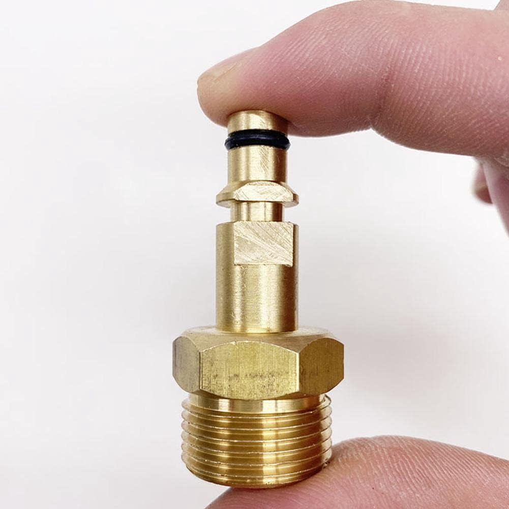 Gold 22 adapter high-pressure water gun hose adapter pressure pipe quick connect conversion fitting, suitable for series high-pressure water guns, high-pressure water gun accessories and accessories