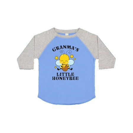 

Inktastic Cute Bee Granma s Little Honeybee with Stars Gift Toddler Boy or Toddler Girl T-Shirt