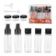 thumbnail image 1 of Juego de botellas de viaje a prueba de fugas Unique Bargains de 8 piezas color negro, 1 of 4