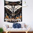 thumbnail image 1 of Tapiz de pared con forma de hongo y mariposa, 150 x 130 cm, microtela de fibra, 1 of 3