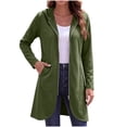 thumbnail image 6 of Lutiedan Womens Zip Up Hoodies Fall Fleece Hooded Sweatshirts Casual Winter Long Sleeve Jacket with Pocket S-XXL, 6 of 8