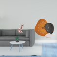 thumbnail image 2 of Reloj decorativo con escultura artística de animales para el hogar, chimenea, dormitorio, baño, restaurante. Moderno, para colgar en la pared o como r, 2 of 8