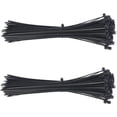 thumbnail image 2 of Cinchos de 20cm ZinchoColorsBlack 2Paq 200Pzas 20cm 2.5mm Negro Nailon A prueba de ácidos Autoextinguible., 2 of 2
