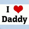 thumbnail image 2 of CafePress - I Love Daddy Infant Bodysuit - Baby Light Bodysuit, Size Newborn - 24 Months, 2 of 4