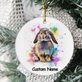 thumbnail image 2 of Personalized French Lop Rabbitin Ornament, Custom Ornament for Animal Lover, Ideal Gift for Men, Women, Best Friend, Gift for Christmas, Birthday, Father's Day, Mother's day, 2 of 5