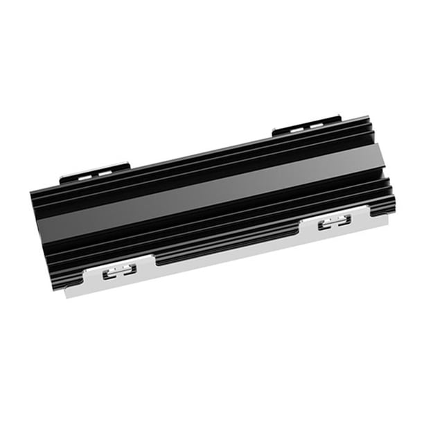 Enfriador de SSD M.2 Disipador de calor NVME de aleación de aluminio para SSD NVME M.2 2280 (negro)