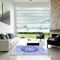 thumbnail image 6 of Ahgly Company Indoor Rectangle Patterned Light Slate Blue Area Rugs, 7' x 10', 6 of 6