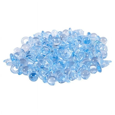 50Pcs Mini Acrylic Charms Baby Pacifiers Shower Favors Game Decorations