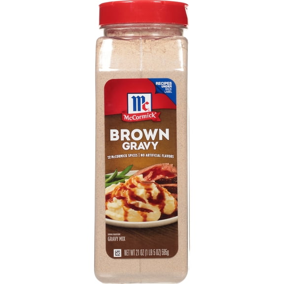 McCormick Brown Gravy Seasoning Mix Bottle, 21.0 oz Bottle