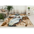thumbnail image 3 of Walter Payton Rugs, Area Rugs, Custom Rugs, Salon Rug, Corridor Rug, Rug, Gym Rug, Americn Football Rug, Easy to Clean Rugs, Brown Rug, 3.3'x6.5' - 100x200 cm, 3 of 8