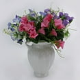 thumbnail image 3 of Wosthever Flor falsa Plantas de plástico Colgante de pared Calcomanía para deshierbe Decoraciones para exteriores Flores artificiales multiusos Flores artificiales Blanco, 3 of 6