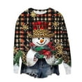 thumbnail image 5 of Jsaierl Christmas Fleece Sweatshirts Women Plus Size Xmas Graphic Sweatshirt Trendy Pullover Sweater Tops Crewneck Holiday Long Sleeve Shirts Christmas Gifts, 5 of 5