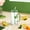 Green, variant on Clearance! Bpyeka Water Cup Square Glass Tumbler with Handle Double-Wall Glass Straw Cup Stylish Two-Way Straw Tumbler Elegant Handle Glassware Set Home and Kitchen
