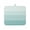 White Teal, variant on Teal Turquoise Chevron Stripes Dish Drying Mats for Kitchen Counter,Absorbent Microfiber Dish Drainer Rack Mat Ombre Abstract Art Drying Pad for Sinks,Utensils,Countertops,16x18in