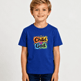 thumbnail image 2 of Boys Graphic T Shirt Child Of God Colorful Short Sleeve Tee Faith Religious Theme 100% Cotton Soft Kids Tops 4-13Y, 2 of 5