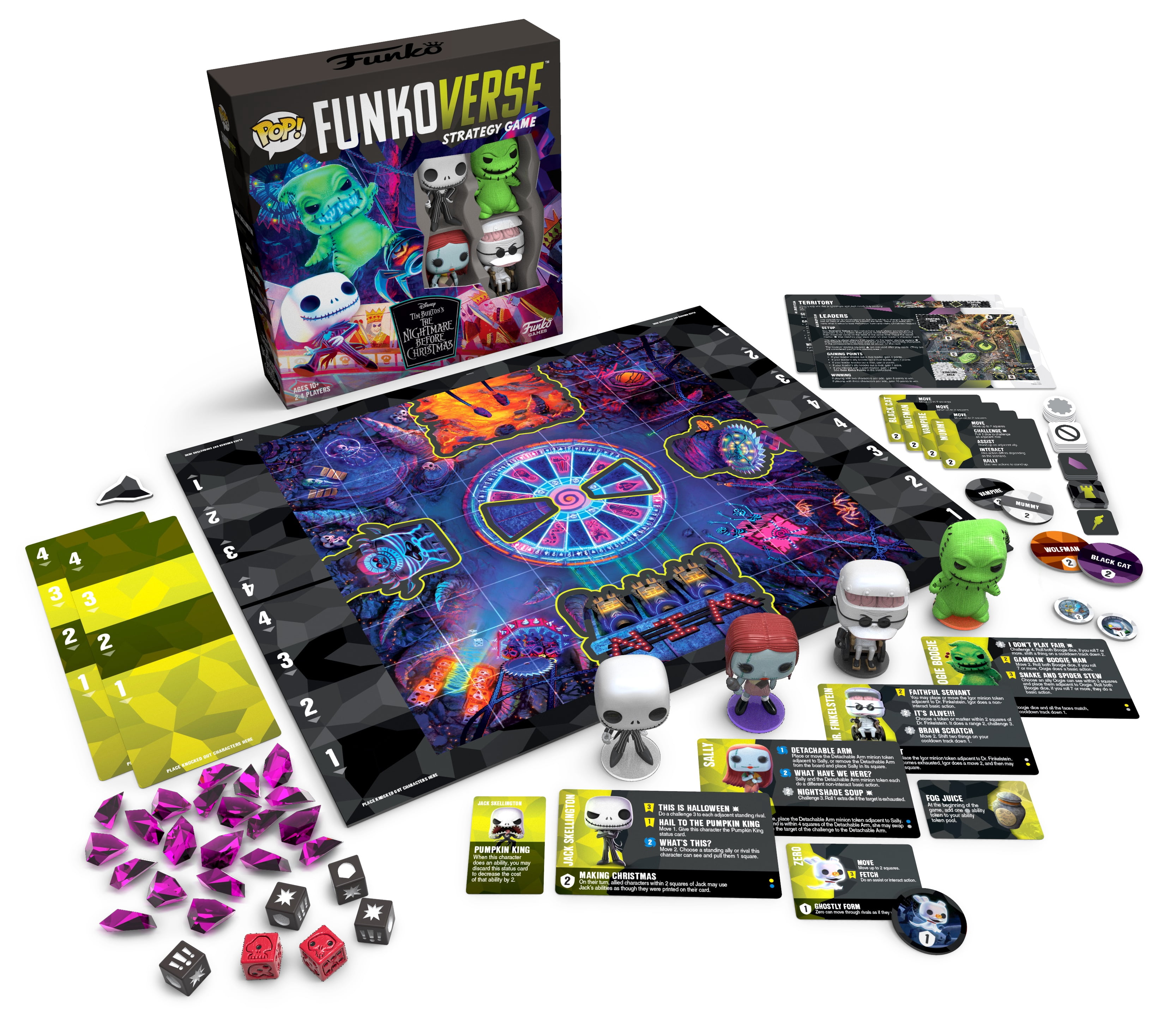 Funko Games Pop! Funkoverse: Disney The Nightmare Before Christmas 100  4-Pack - Walmart.com