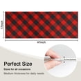 thumbnail image 5 of Red Black Checkerboard Checkered Pattern Kitchen Rug Mat,Kitchen Runner Rugs Non Skid Washable,Decorative Kitchen Floor Mats for Kitchen,Sink,Laundry,17"X47", 5 of 5
