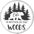 thumbnail image 2 of Life is Better in The Woods Spare Tire Cover Bear Wheel Protector for Truck SUV Trailer Camping Rv Tire Covers, 2 of 10